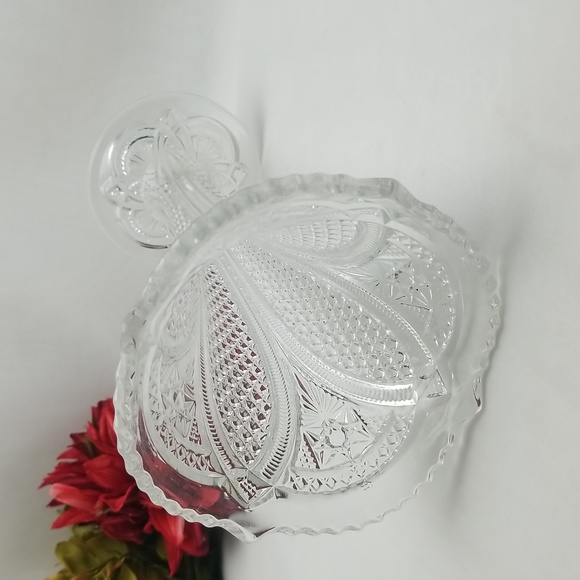 EAPG U.S. Glass Massachusetts Trumpet Vase - Picture 11 of 16